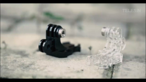 TELESIN Double Headed J Hook Backpack Buckle Quick Release Mount Buckle Clip Adapter Cam Accessories