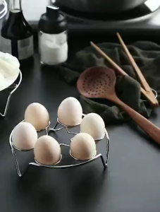 Rak Kukus Telur /Pengukus Bun Keluli Tahan Karat/ Rak Mengukus/ Aksesori Memasak/ Pengukus Tahan Lama
