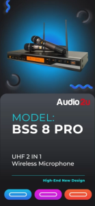 BSS-8 Pro UHF Wireless Microphone