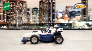 Formula One Playgo - Mobil Balap Mainan Lego Anak Block Brick Rakitan Bongkar Pasang Susun