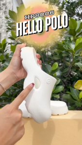 Hello Polo รองเท้าแตะ รองเท้าหัวโต พื้นหนา นุ่ม เสริมความสูง กับความกว้าว สําหรับผู้หญิง แฟชั่นฤดูร้อน รุ่น HP-8006W