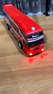 Mainan Mobil Bus BASURI TELOLET Music Dan Lampu Kelap Kalip Mobil Mobilan