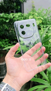 Ốp Lưng Dẻo Vivo iQOO Z9/ Z9 Turbo iQOO 12 iQOO 13 Vivo iQOO Neo9/ Neo9 Pro Trong Suốt Ôm Khít Máy Có Gờ Bảo Vệ Camera Tránh Trầy Xước.