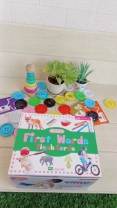 การ์ดกล่องเขียว first word flashcard  แฟลชการ์ดกล่องเขียว level 2