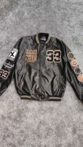 Jaket Varsity & Baseball Kulit Sintetis A505 - X-Urband Official