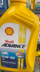 Oli Shell Advance Ax5 4T 800ml 08L 15W-40 Premium Mineral 100% Asli Original Murah