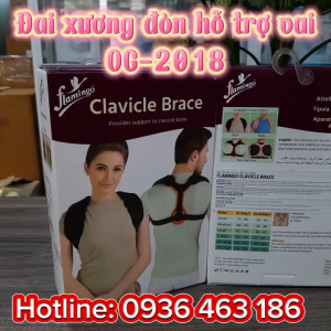 Đai nẹp xương đòn Flamingo Clavicle Brace [OC-2018] Đai hỗ trợ vai