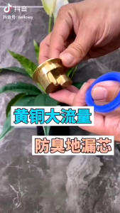 All-copper Floor Drain Core Floor Shower Drain Stopper Insectproof Anti-Odor Kitchen Bathroom Toilet Sewer Filter Tools