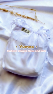 Mukena Couple Ibu dan Anak Bahan Maxmara Mukena Traveling Pasangan Umroh - Yumna Aqiela Muslim House