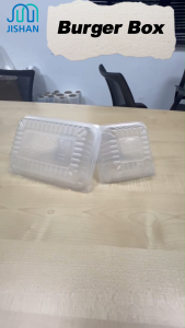 [1000pcs/ctn] CHEAPEST! JISHAN Burger Box/Tapau Plastic Rice Dim Sum Container/Kotak Bungkus Nasi/Bekas Plastik 打包饭盒