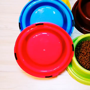 Pet Bowl Tempat makan kucing Single Plastik