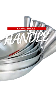 KAWALI SINGLE HANDLE DOUBLEHANDLE KAWALI KSH/KDH#1(Biggest)~KSH/KDH#5(Smallest) COPPER SILVER KAWALI