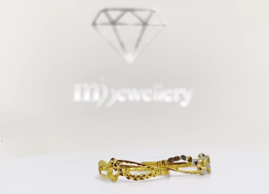 MJ Jewellery 375/9K Gold Minimalist Ring C49