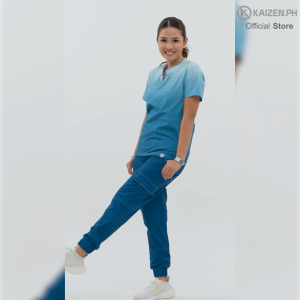 Scrub Suit 4th Gen KSS4G-01 OMBRE Chinese Collar Top 6-pocket Cargo Jogger Pants