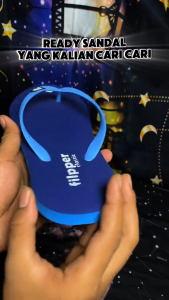 SANDAL JEPIT FLIPPER RUBBER DISTRO COWOK CEWEK TRENDY