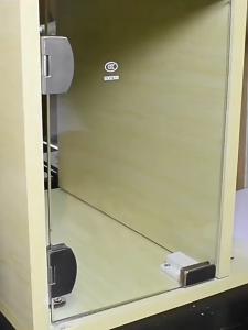 3-10MM Wine Cabinets/Display Cabinets/Pet Cabinets/Glass Cabinet Door Hinges Punch-free Glass Door Hinge Hardware Accessories