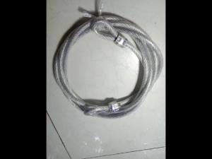 Dây cáp bọc nhựa khóa chống trộm xe máytài sản