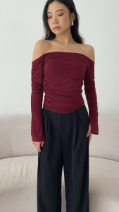 Pakaian Casual untuk Wanita: Top Lengan Panjang NZINGA Haeun