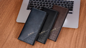 BAELLERRY C3055 Dompet Pria Panjang RFID Protect Bahan Kulit PU Leather Premium BAEOS