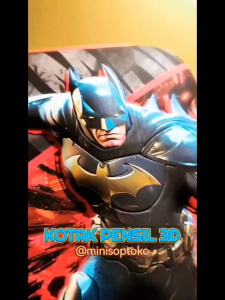 Tempat Pensil Kotak Pensil 3D Hardtop Hardcase Anak laki laki Perempuan Sekolah TK SD Paud Kado Ultah Keren Spiderman Batman Ironman Disney Unicorn Marvel Bahan EVA PU