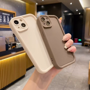 Softcase Macaron DO lebih tebal kesing camera protect bahan super lentur elastis Warna Hitam Putih For IP Iphon3 ip 6s plus ip 7/8 IP 7 PLUS 8 PLUS XR X/XS MAX IP 11 PRO MAX IP 12 PRO MAX IP 13 PRO MAX IP 14 PRO MAX IP 15 PRO MAX Case murah viral