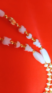 [ของเเท้100%] สร้อย สร้อยคล้องพระ สร้อยพระ สร้อยคอ สร้อยกระดูกช้าง สร้อยงาช้าง ทำจากกระดูกช้าง สร้อยห้อยตะกรุด สร้อยห่อยเลส เนื้อสวยฉ่ำคล้ายงาช้าง (SS-H3)