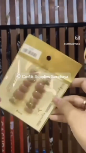 Elegant Artist Kuku Palsu Fake Nail / Nail Art 3D Mercy