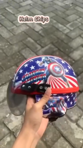 Helm Anak Karakter Bus Tayyo Usia 1-4 Tahun Kaca Riben Murah Berkualitas