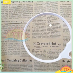 Kính lúp cầm tay loại đại Magnification TH-607B phóng to 2x 4x 25x Lens 137mmcó 3 đèn Led. 2 màu tùy chọn