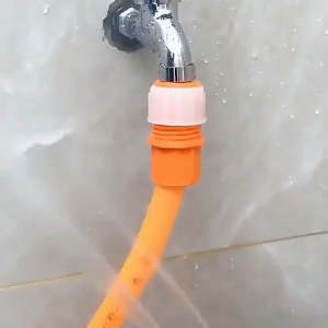 2/4Pcs PVC Quick Water Tap Hose Coupling Portable Universal Water Pipe Adapte Water Hose Quick Connectors Irrigation Backflow-proof Fast Joint Water Tap Connection Adapter Kitchen Garden Faucet Interface