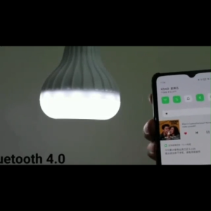 Bluetooth LED Light Bulb Speaker Music Audio with Sound Function Smart Light Lamp Speaker