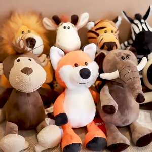 25CM/35CM Plush Doll Kids Gifts Plush Animal Toy Plush Toys Birthday Gifts Animals Cute Stuffed Toys Elephant Tiger Giraffe