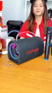 Advance Speaker Bluetooth KS-615  Bonus Mic 4Inci Salon Aktif Portable Speaker Wireless peaker