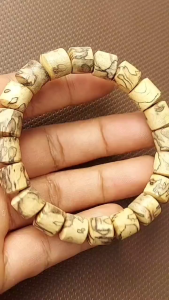 Gelang Kayu Kaboa Sancang Berserat Asli Ukuran 10mm - Bracelets