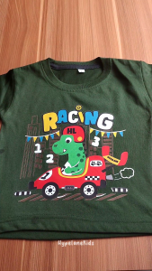 Baju Kaos Atasan Anak Laki-Laki Karakter Dinosaurus Keren Import 1 - 10 Tahun - Hypelane Kids