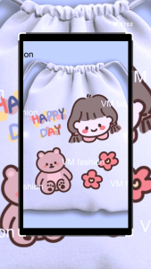 Tas Serut dan Totebag Kanvas Motif Blue Bahan Kanvas Tebal Berkualitas