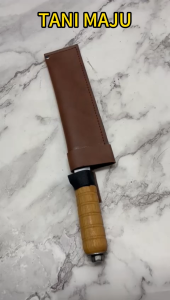 Pisau Multifungsi Serbaguna TANI MAJU untuk Sayur Daging Ayam Ikan - Kayu Gergasi