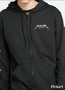 Jaket Zipper Hoodie Jumper METALLICA Death Magnetic Bahan Kain Flecee Warna HItam Ready Size S/M/L/XL/XXL
