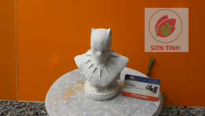 Tượng thạch cao Tô Màu Siêu Anh Hùng Marvel 17cm Báo Đen Black PantherM24 (Không kèm màu) trò chơi trẻ em