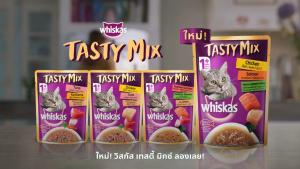 Mars Whiskas Tasty Mix in Jelly - วิสกัส เทสตี้มิกซ์ อิน เจลลี่ (70g)