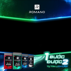 Dầu gội 2in1 hương nước hoa Romano Classic 650g