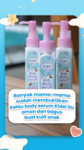 KIDEI Kids Body Serum 100ml non fragrance / Serum Pencerah Kulit Tubuh Anak