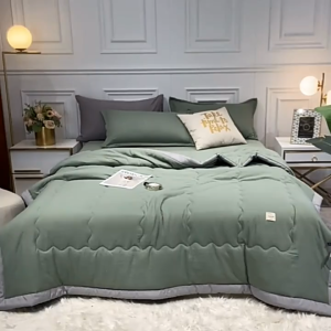 Japanese Style Summer Quilt Blanket Light Weight Cotton Blanket 110/ 150/180/200cm Comforter Summer Quilt Fireheart Warrior