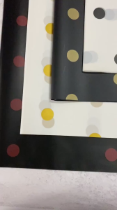 Kertas Buket Polkadot Doorslag Cellophane kertas buket bunga polkadot KB6043