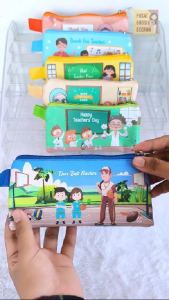 Dompet Panjang Hari Guru Happy Teacher Day Souvenir Kado Kenang Kenangan Guru Perpisahan