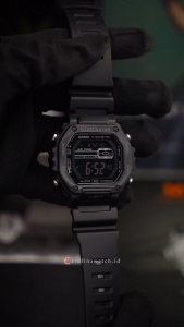 Jam Tangan Pria Casio MWD-110HB-1B Black Dial Black Resin Band