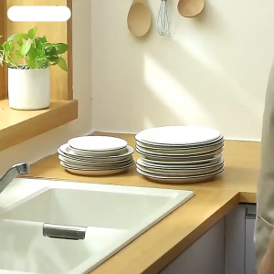 MM Dish Drying Rack Plate Bowl Drain Holder Countertop Pot Pan Organizer Cabinet Storage