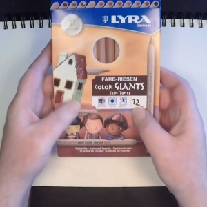 Lyra Giant Skin Tone Colour 12 Pensil Warna Kulit Skintone Colour