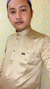 Baju koko Coksu Elite Saudi Polyester Import lengan panjang kerah daun / Baju Pria Muslim Elit Mewah Berkelas dan Berkualitas Alghin Exclusive 50