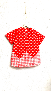 Lausboutique-Ringsing-Atasan Batik Cap Kerja Wanita